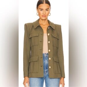 Veronica Beard Olive Utility Jacket